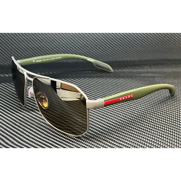 Prada Green Men's Polarized Matte Sunglasses - Picture 1 of 5